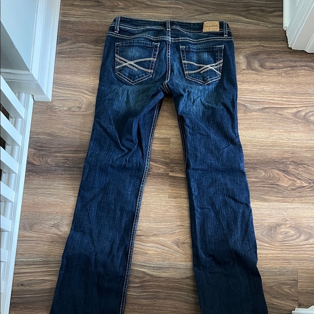 Aeropostale Women's Deep Indigo Boot Cut Jeans - Picture 4 of 5